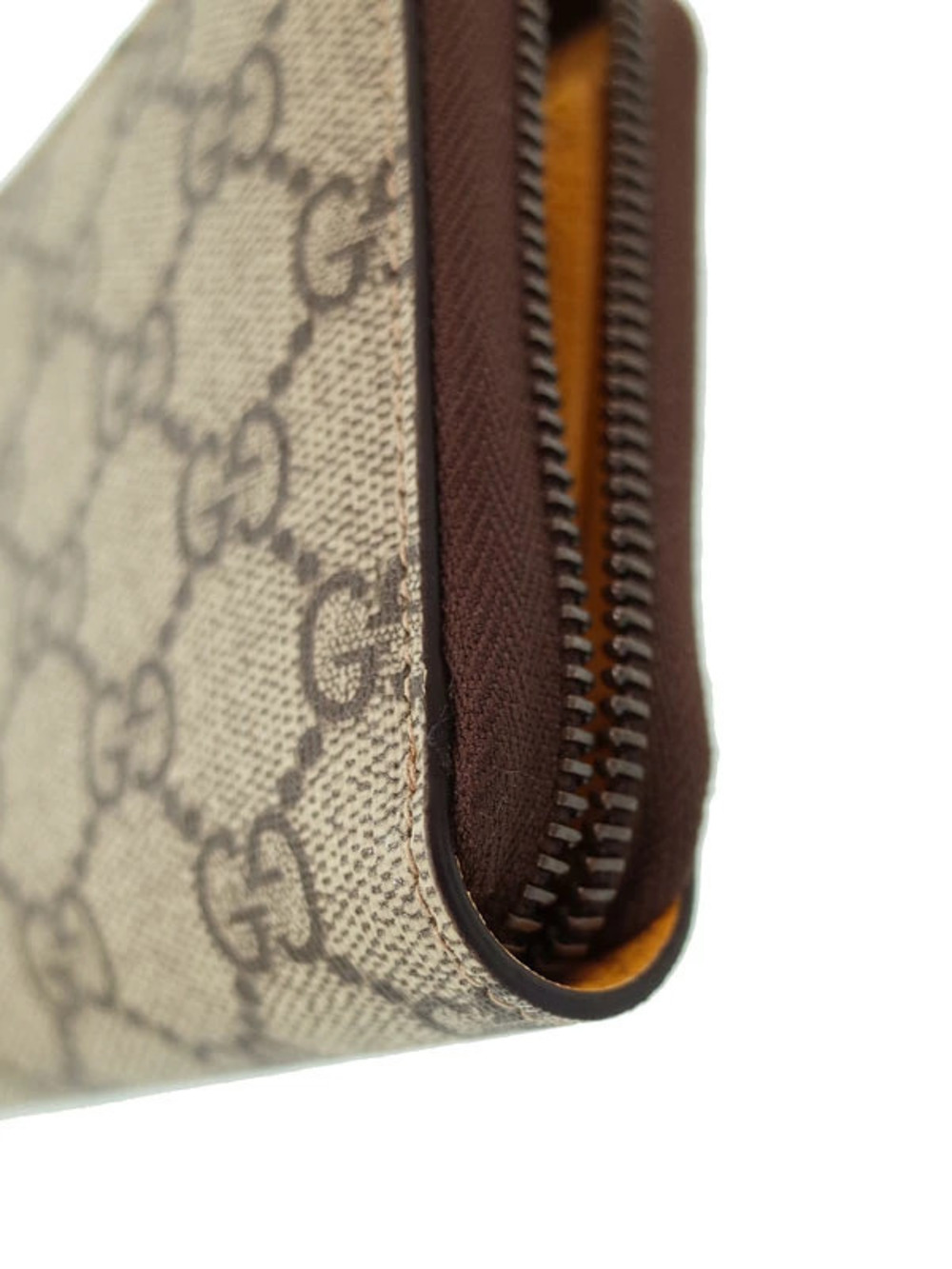 Gucci Around Zipper Round GG Zip Supreme Wallet Long Neo - Picture 5 of 5